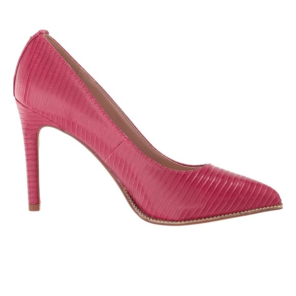 BCBG GENERATION HALLIX FLAMINGO PINK PUMPS - Picture 7 of 16